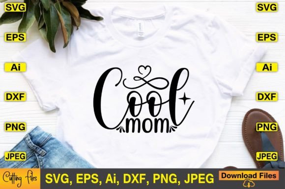 Cool Mom SVG Design Graphics and Crafts Review