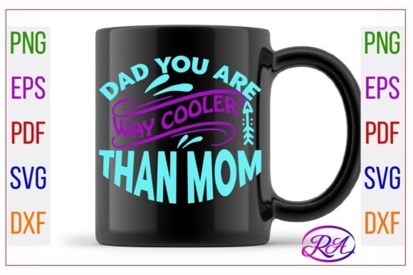 Dad You Are Way Cooler Than Mom Svg Desi Graphics and Crafts Review