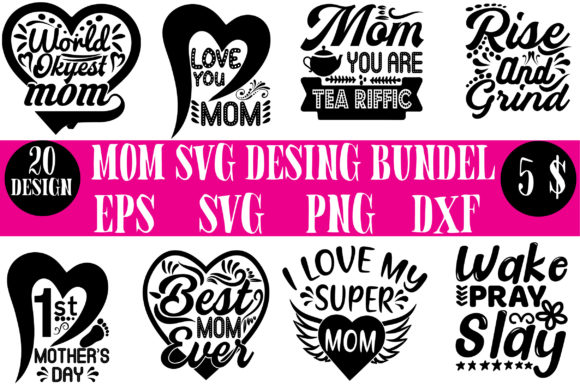 Mom SVG Design Bundle: Graphics and Crafts for Branding