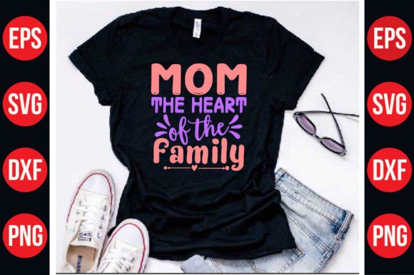 Mom SVG T Shirt Design Art Design in Graphics and Crafts