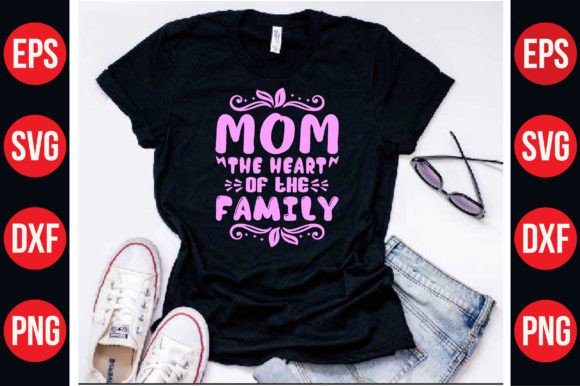 Mom SVG Typography T Shirt Design Art Graphics and Crafts