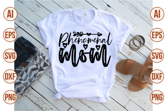 Phenomenal Mom Svg Graphics for Crafts and Digital Products